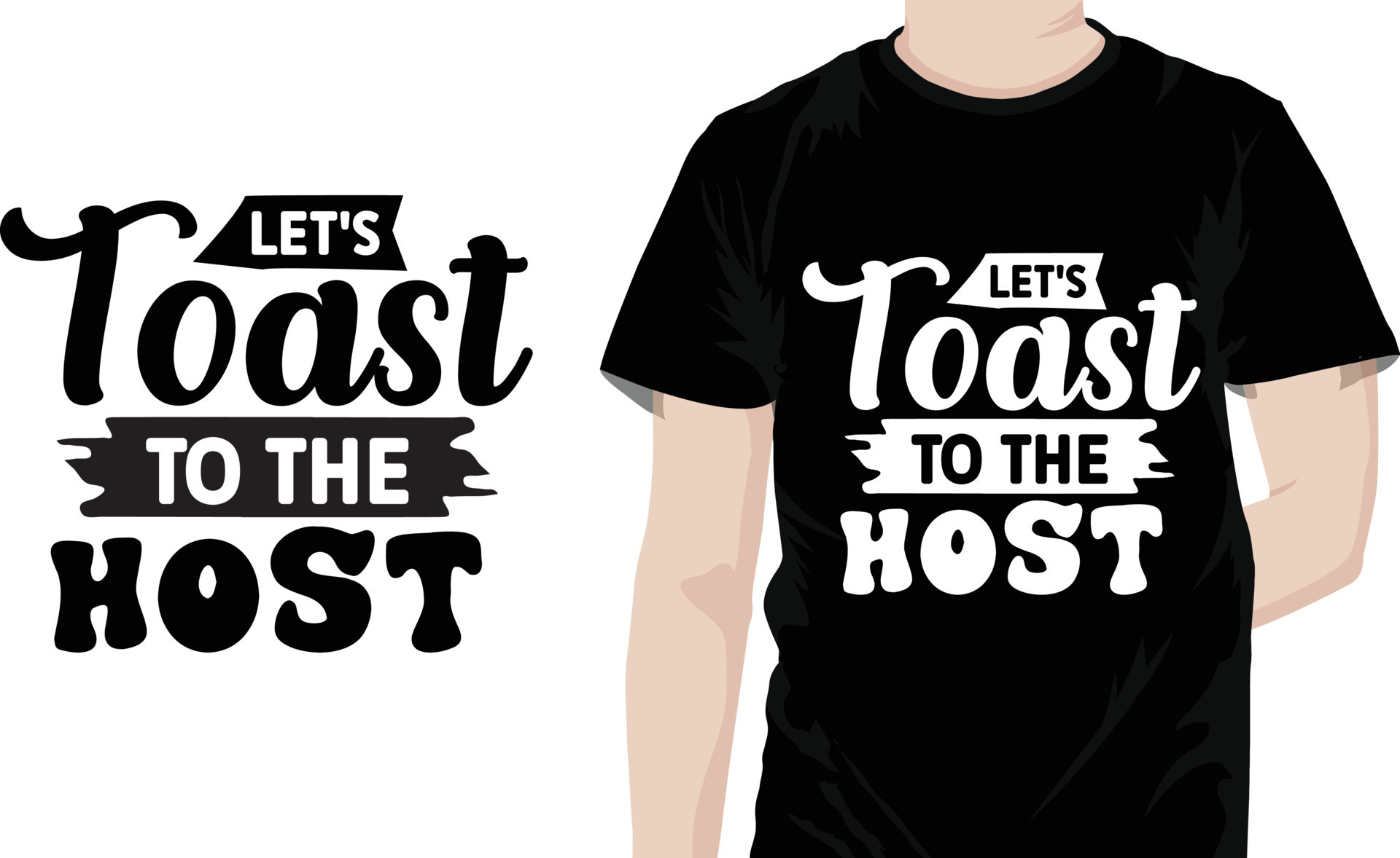 Let's Toast to the Host 23118663 Vector Art at Vecteezy