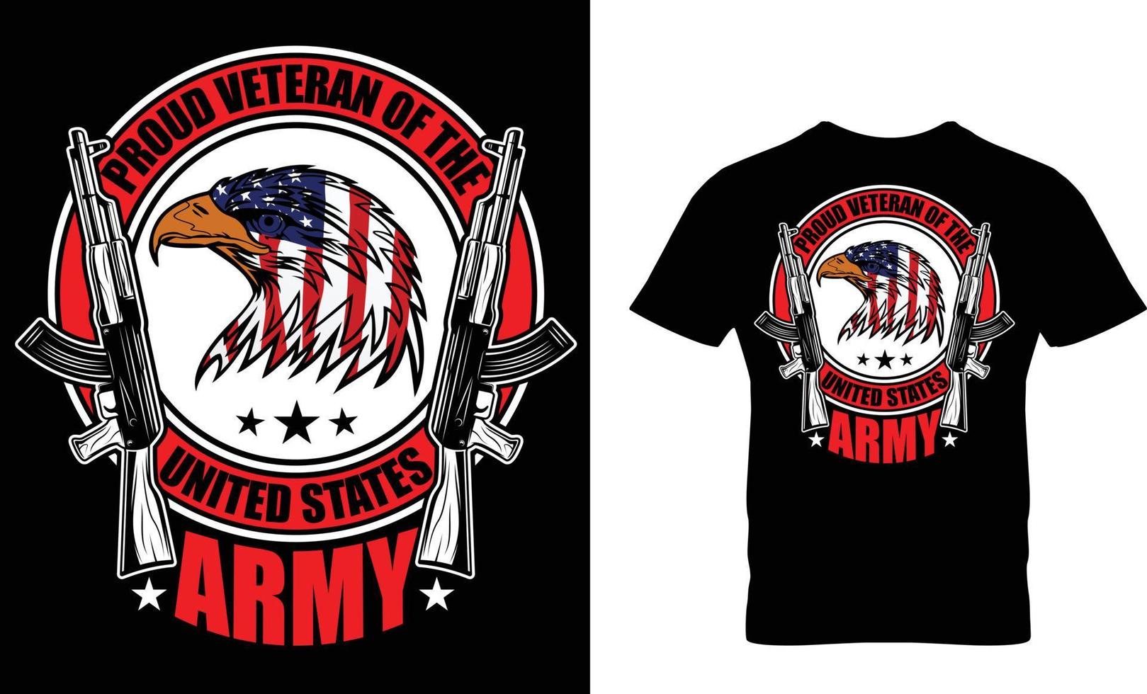 Veteran T-Shirt design vector