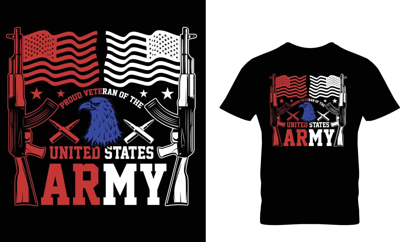 Veteran T-Shirt design vector