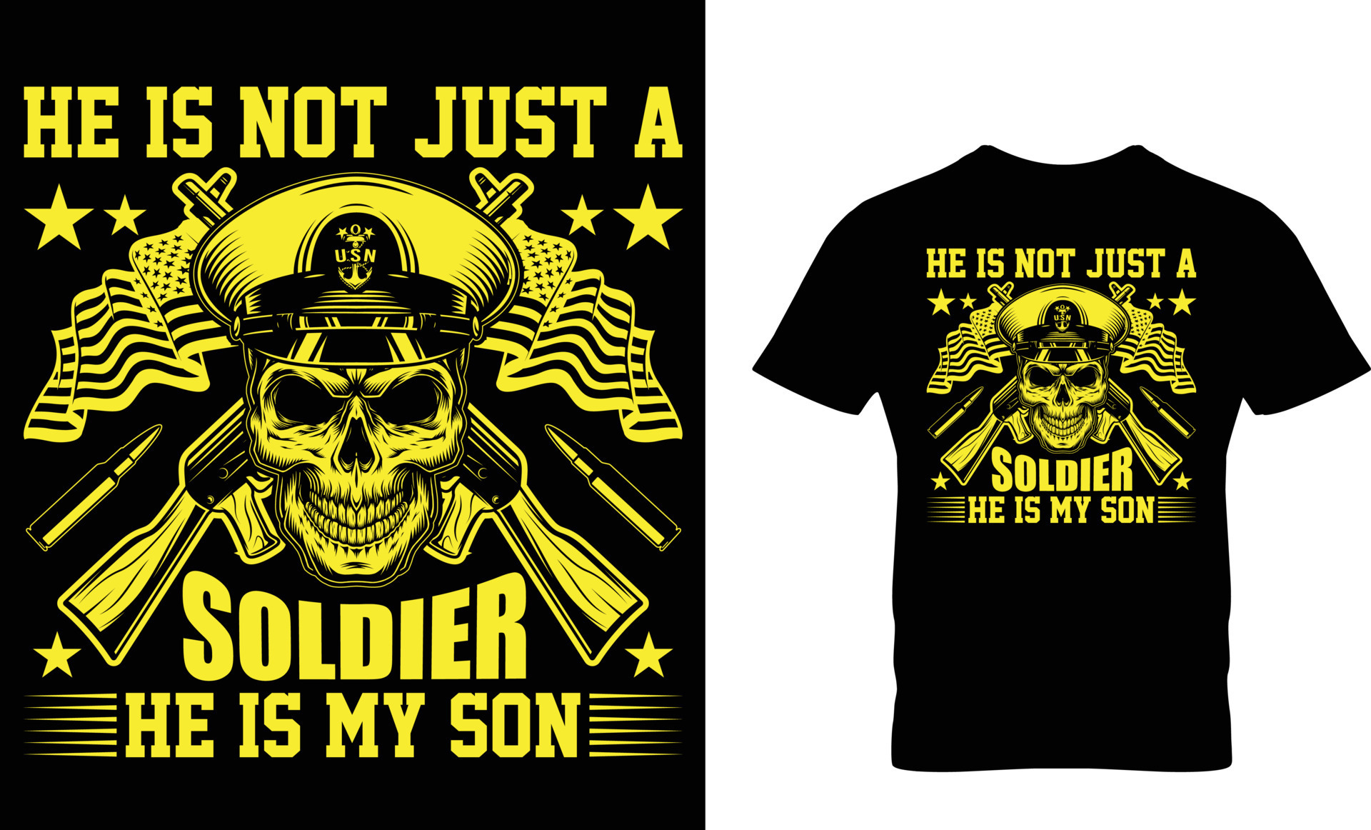 Veteran T-Shirt design 23118771 Vector Art at Vecteezy