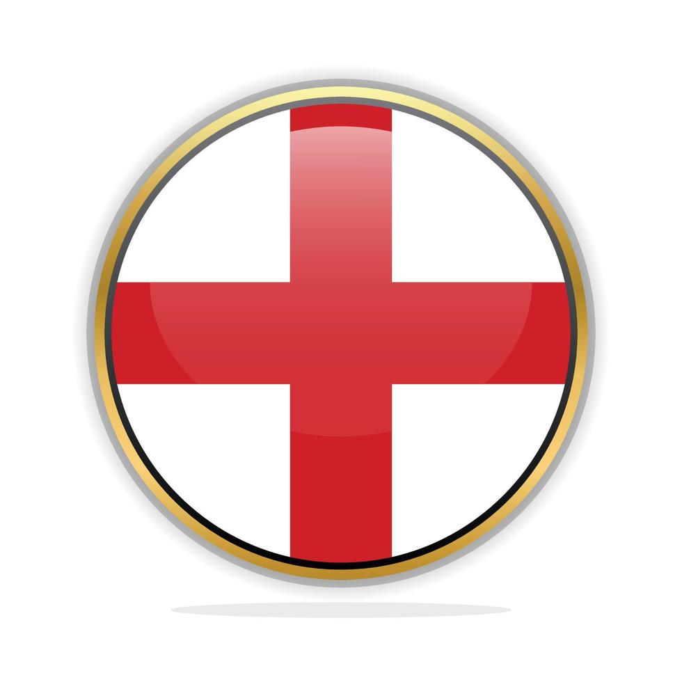 botón bandera diseño modelo Inglaterra vector