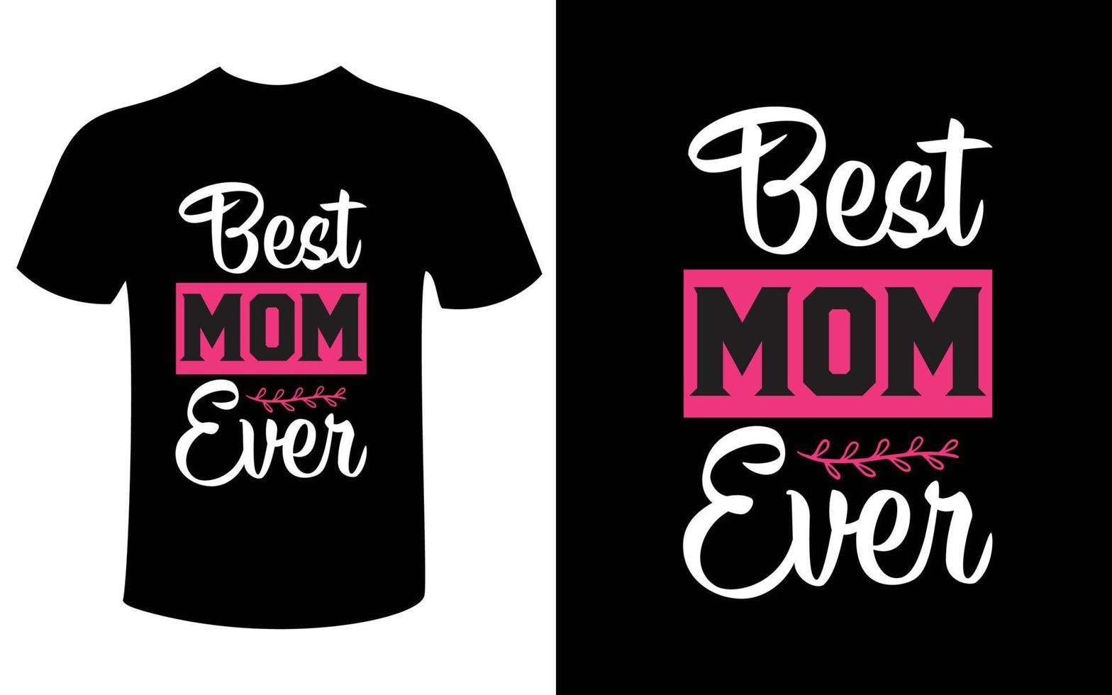 diseño de camiseta del día de la madre vector