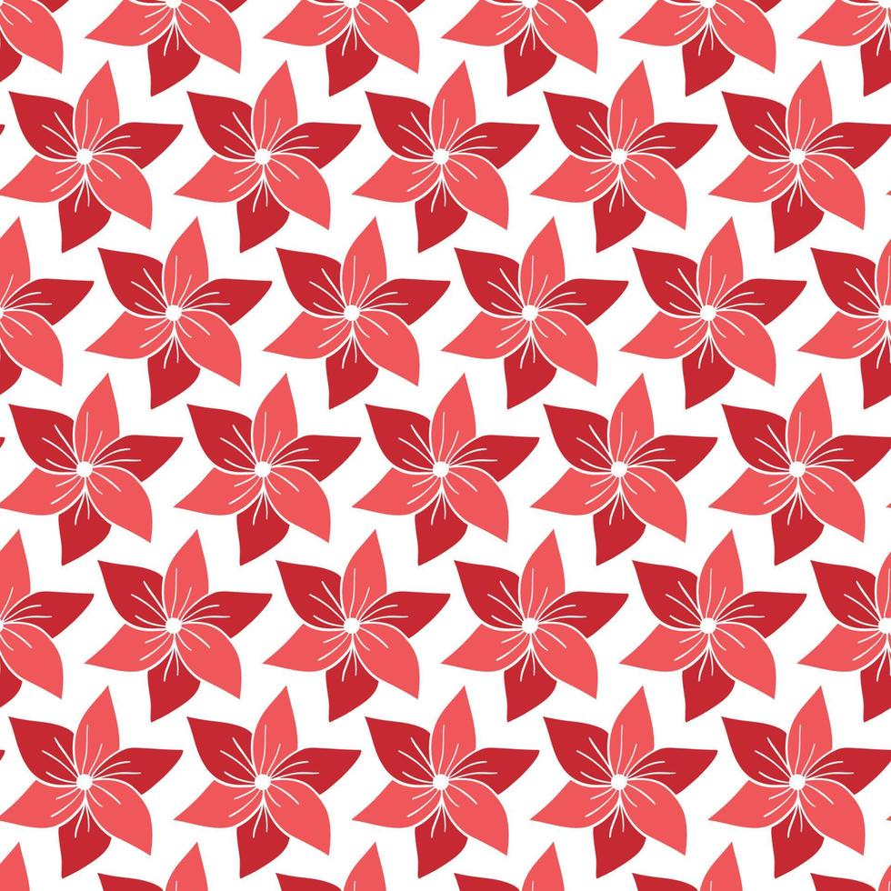 Seamless floral pattern. Cute retro textures. Flowers and dots for fabric, paper, packaging design. vector