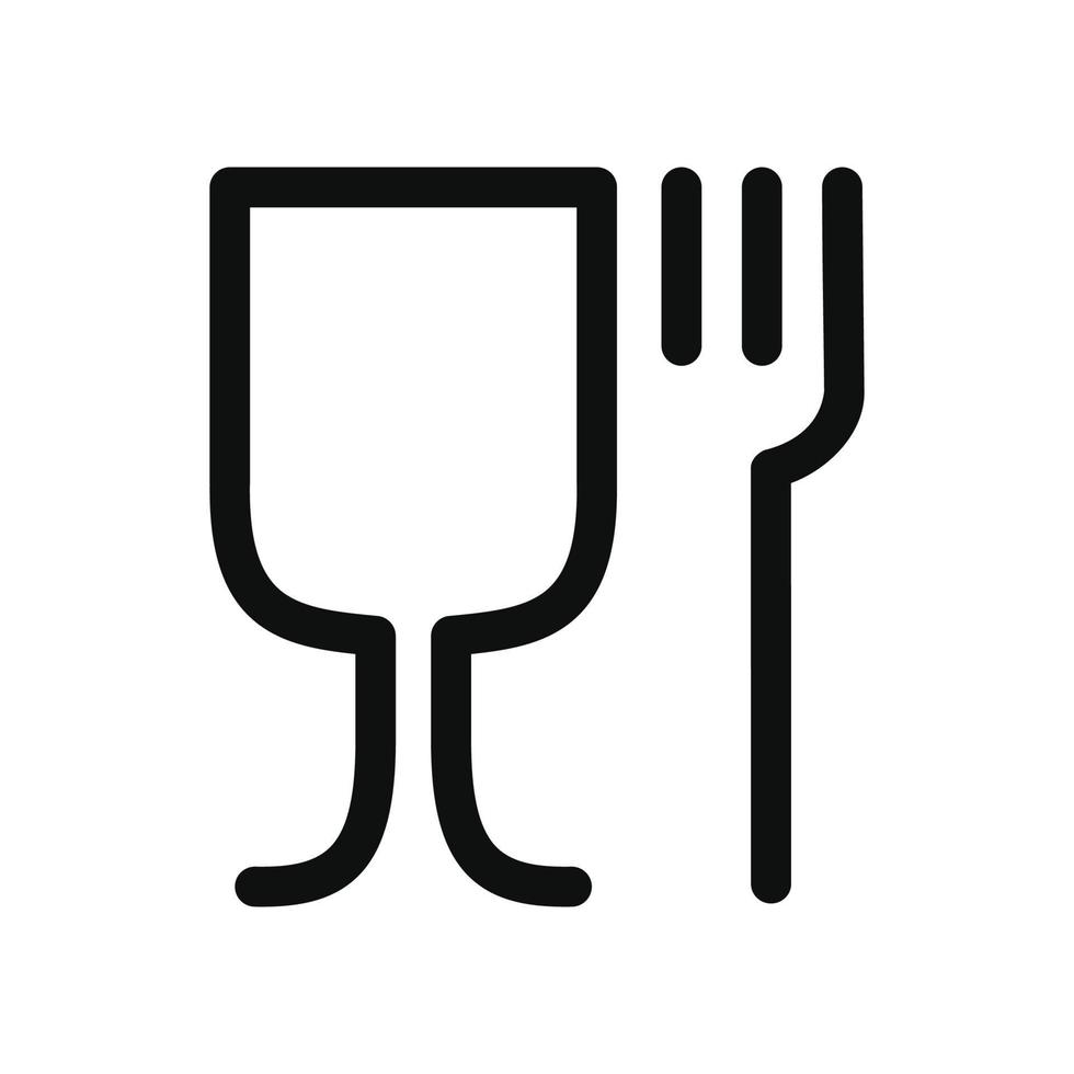 comida grado icono aislado en blanco antecedentes vector