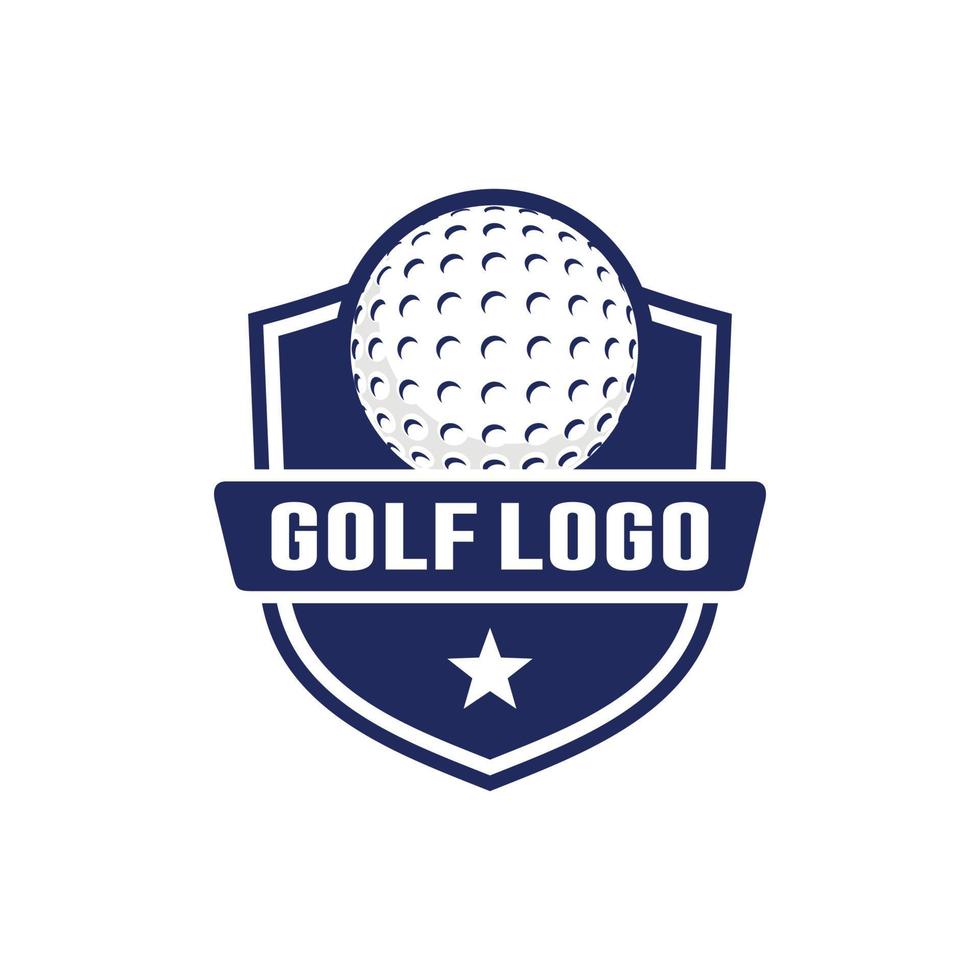 Golf logo design vector