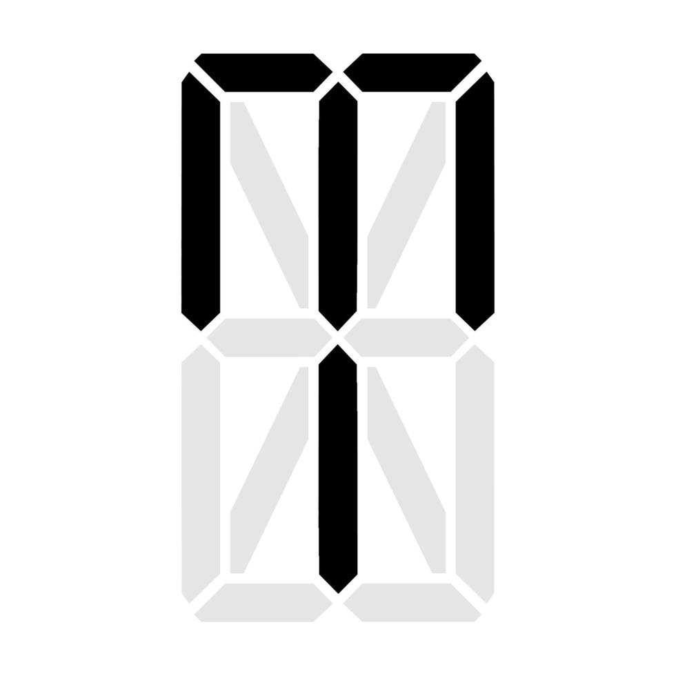Simple illustration of digital letter or symbol Electronic figure of letter T vector