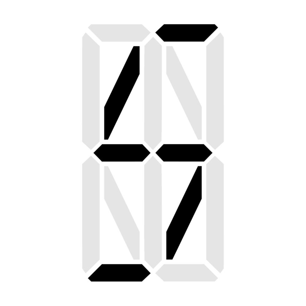 Simple illustration of digital letter or symbol Electronic figure of letter S vector