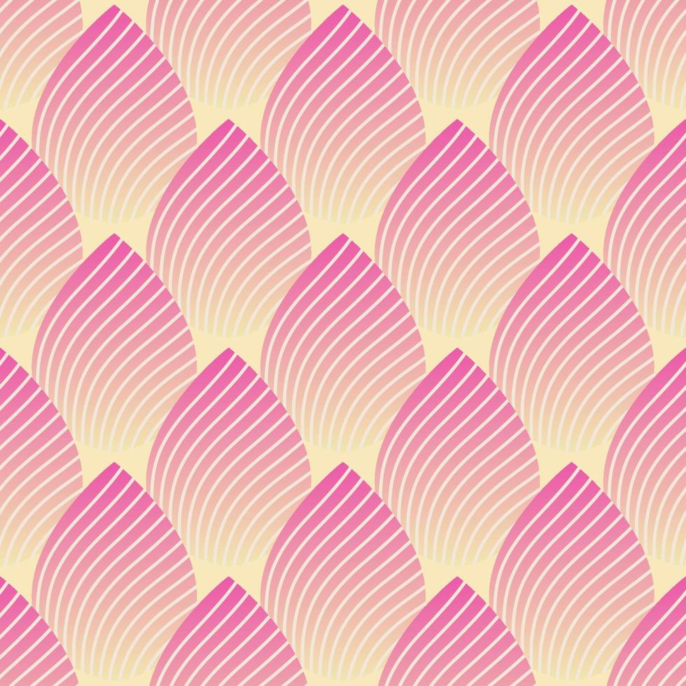 The geometric pattern with wavy lines. Seamless vector background. Repeating tile texture of this line on oval shape with gradient effect.