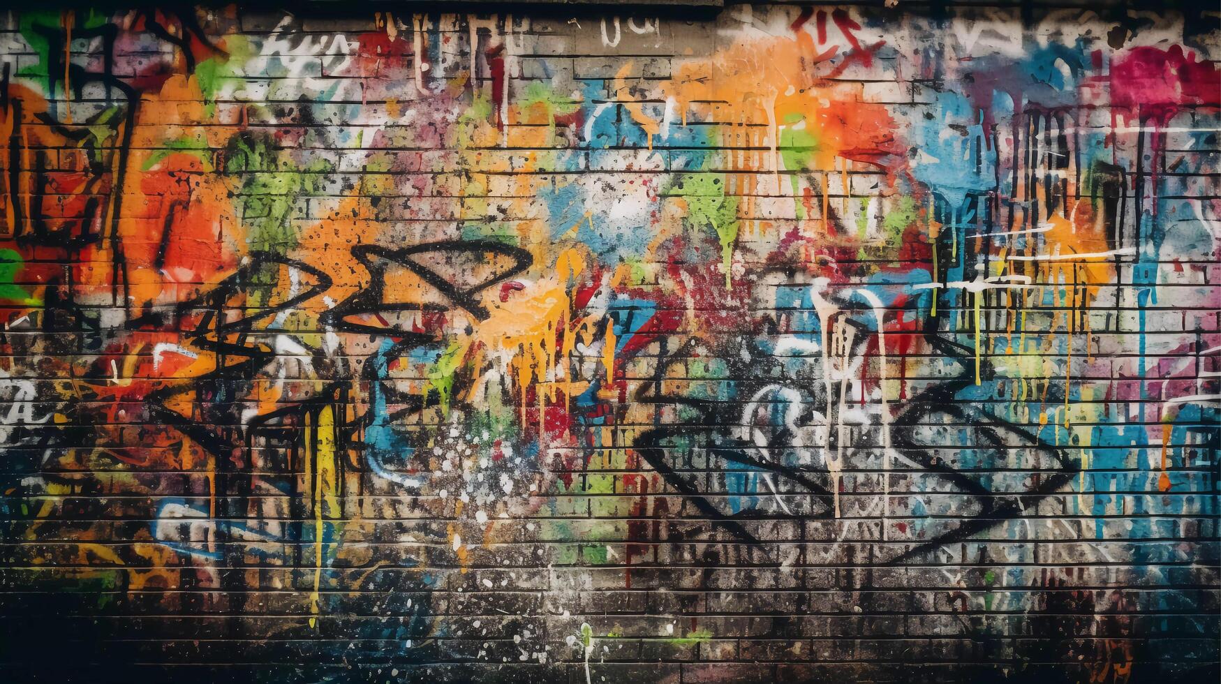 Urban Ink Marble Graffiti, street-art, edgy, raw, expressive, urban, graffiti-inspired colors, industrial ceramic tile design photo