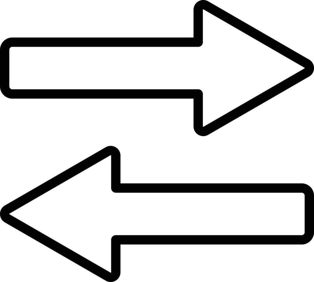 Transfer sign vector . Exchange icon . send and receive icon