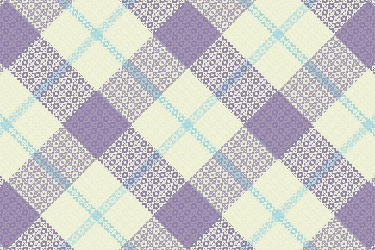 Tartan or plaid halloween color pattern. vector