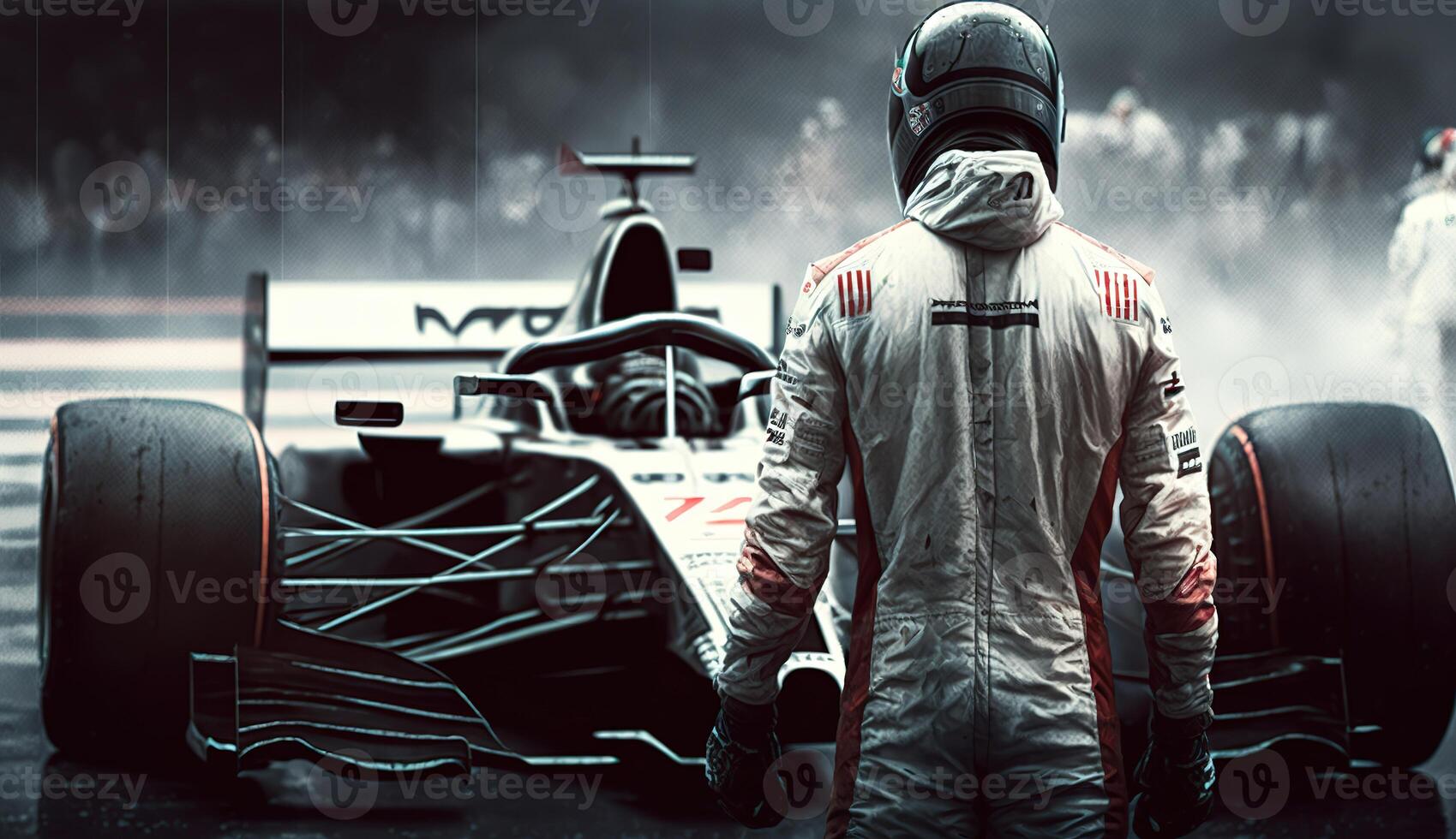 An F1 Driver Awaits the Race. photo