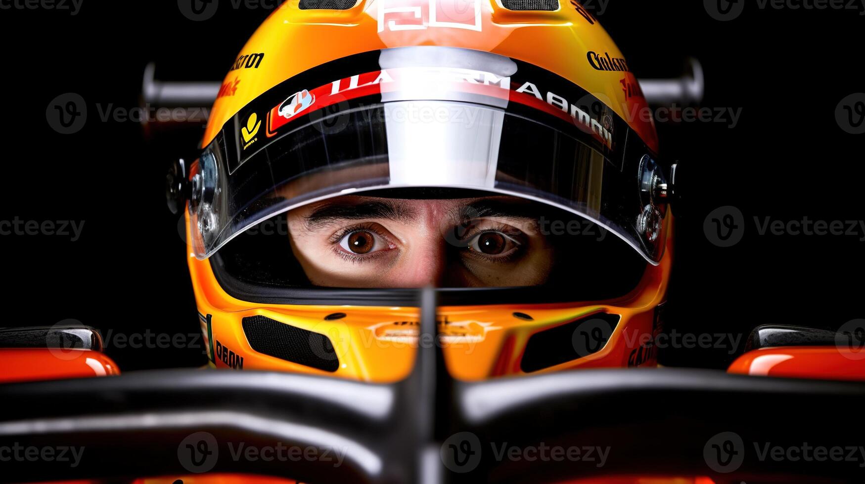 An F1 Driver Awaits the Race. photo