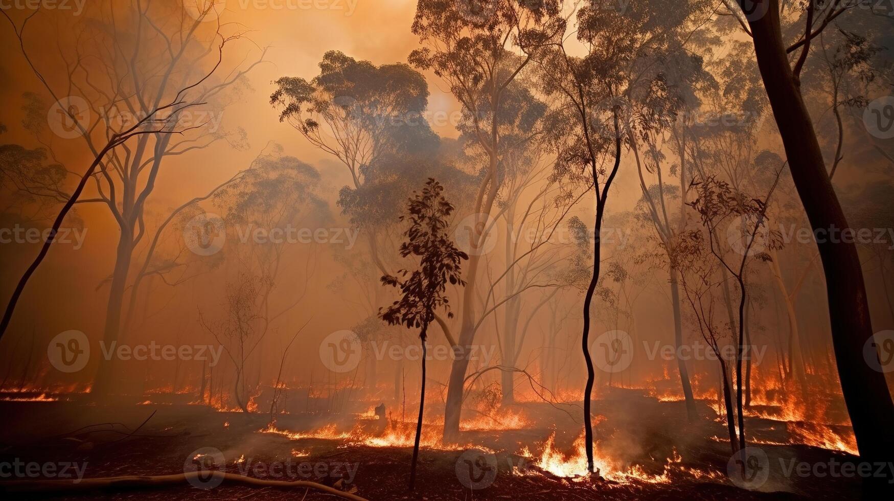 The Devastating Impact of Forest Fires. photo
