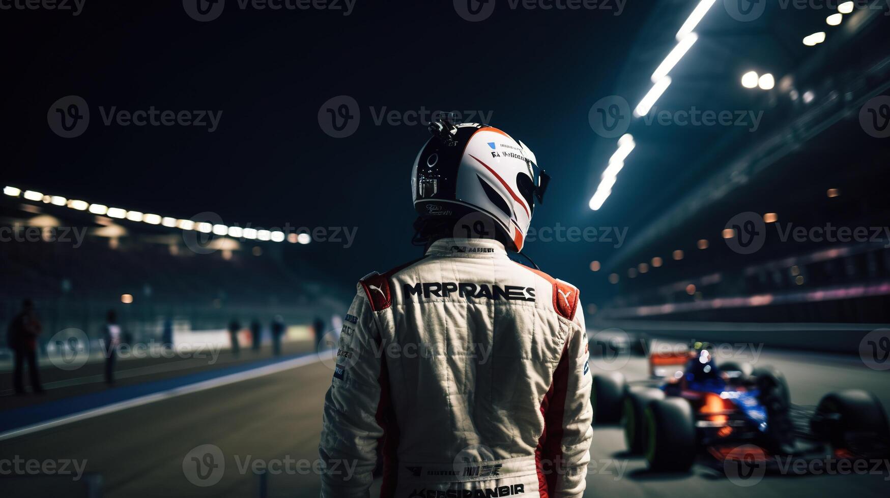 An F1 Driver Awaits the Race. photo