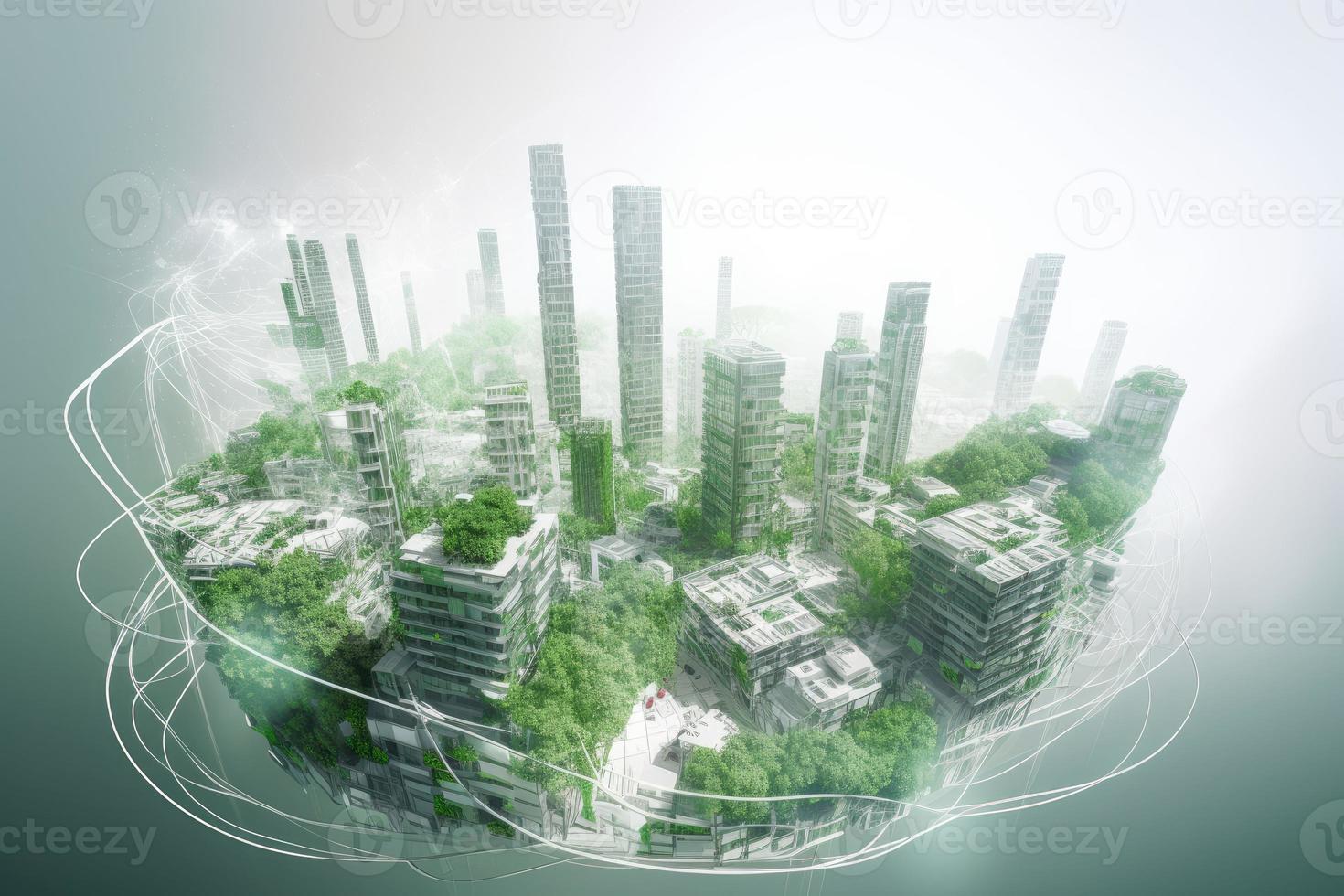 Architecture city scale. Generate Ai photo