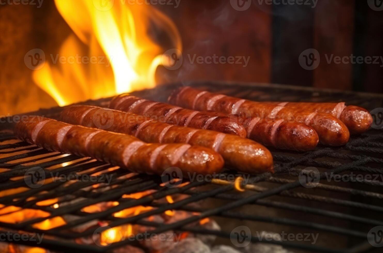 Home sausage grill. Generate Ai 23123497 Stock Photo at Vecteezy