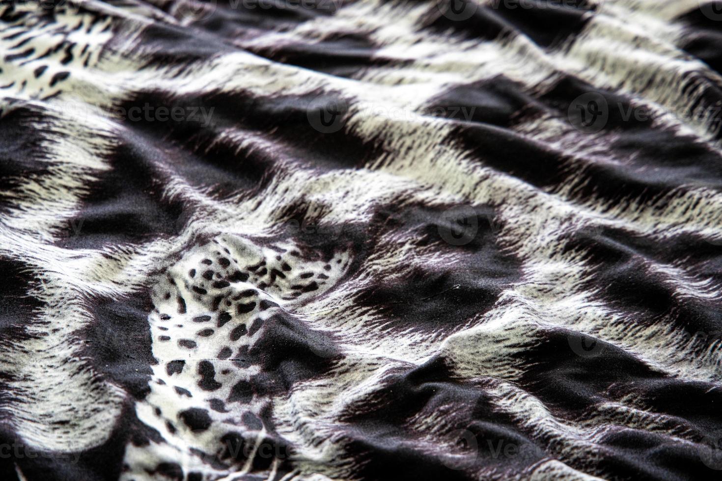 black and white background with an animal motif in close-up pattern photo