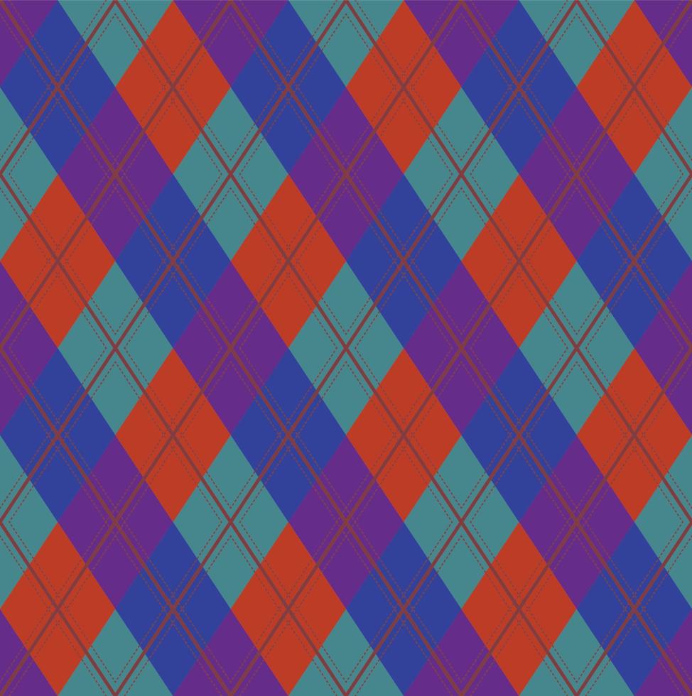 vector de patrón de argyle, geométrico, fondo, punto clásico, tela escocesa