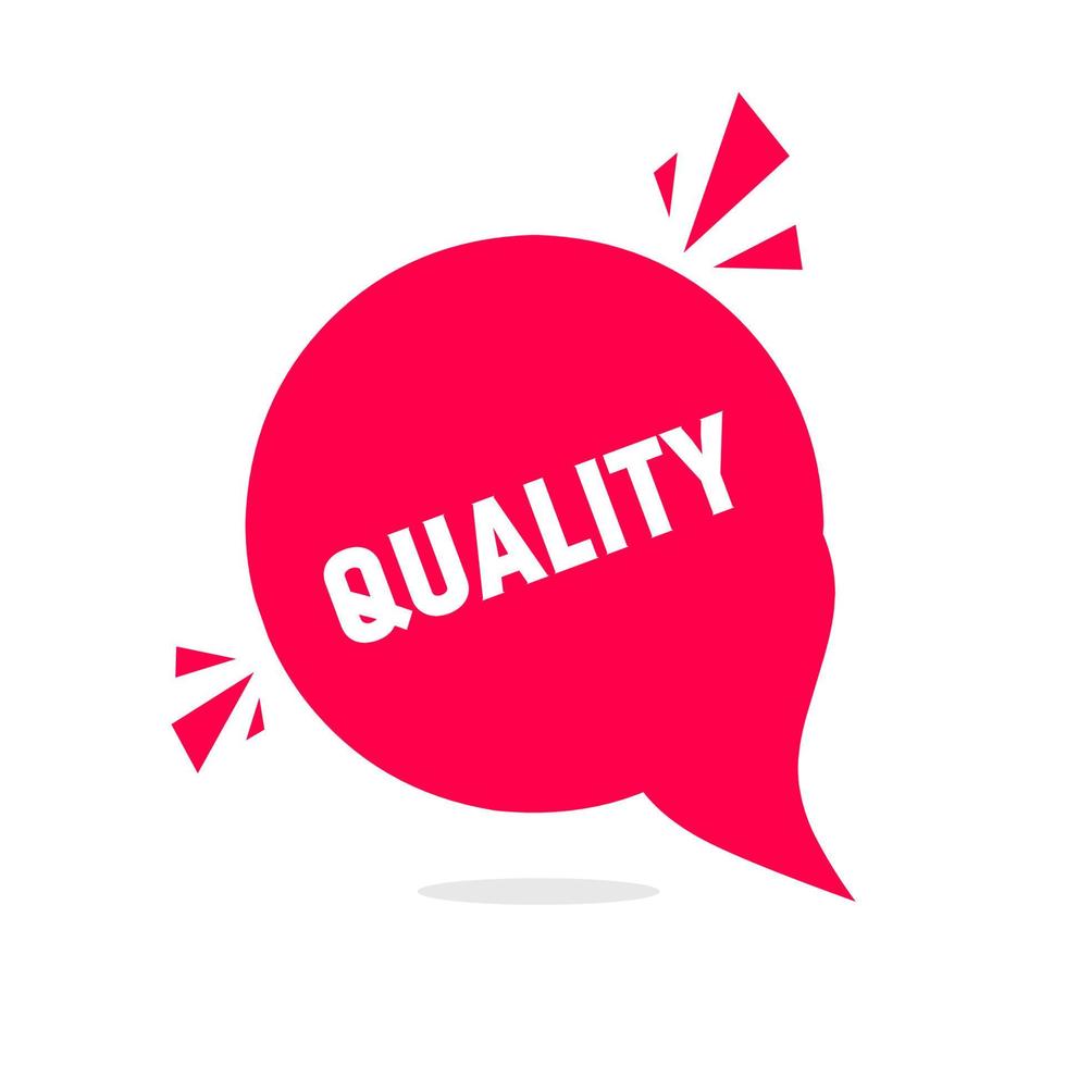 Quality, satisfaction, process concept. Banner template design. web element. vector
