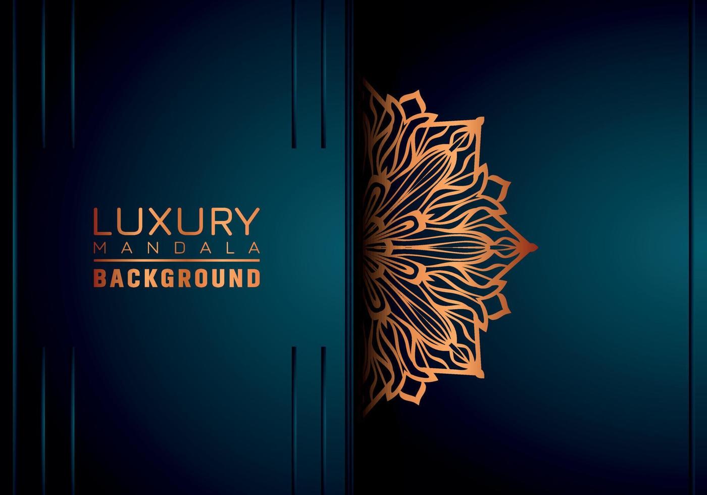 Luxury mandala background ornamental, arabesque style With Golden Arabesque Pattern Style. Decorative Mandala Ornament For Print, Brochure, Banner, Cover, Poster, Invitation Card vector