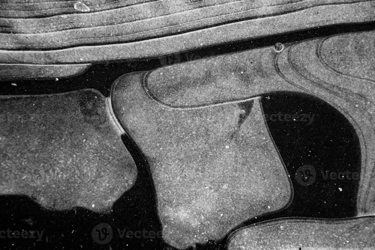 white and black abstraction from air and ice creating an interesting and original background photo