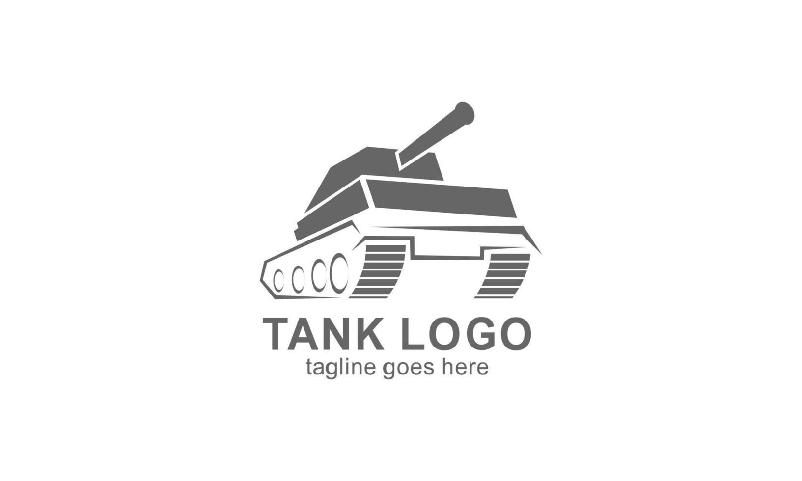 Tank logo icon design vector