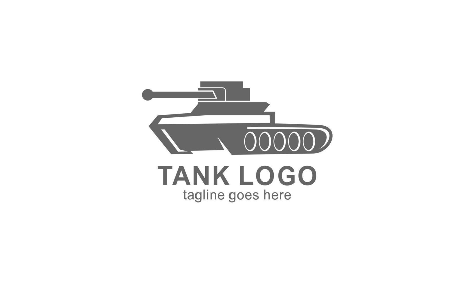 Tank logo icon design vector