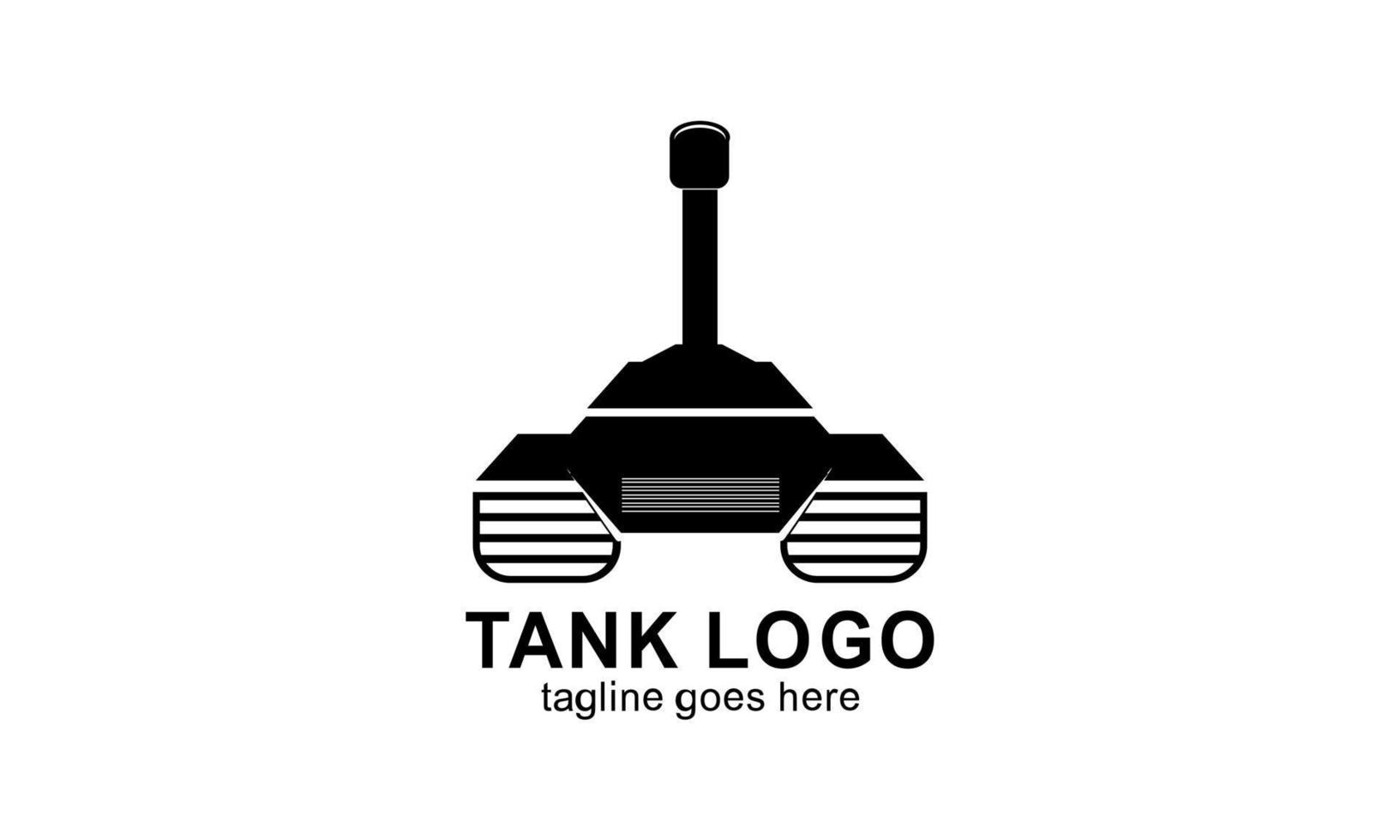 Tank logo icon design vector