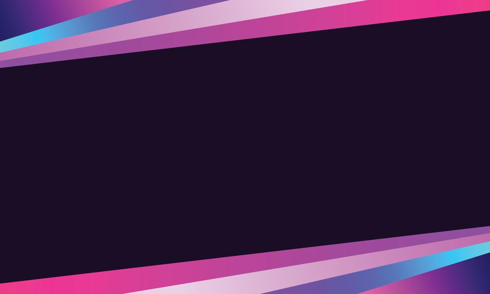 Colorful geometric frames background template copy space for poster, banner, or landing page vector