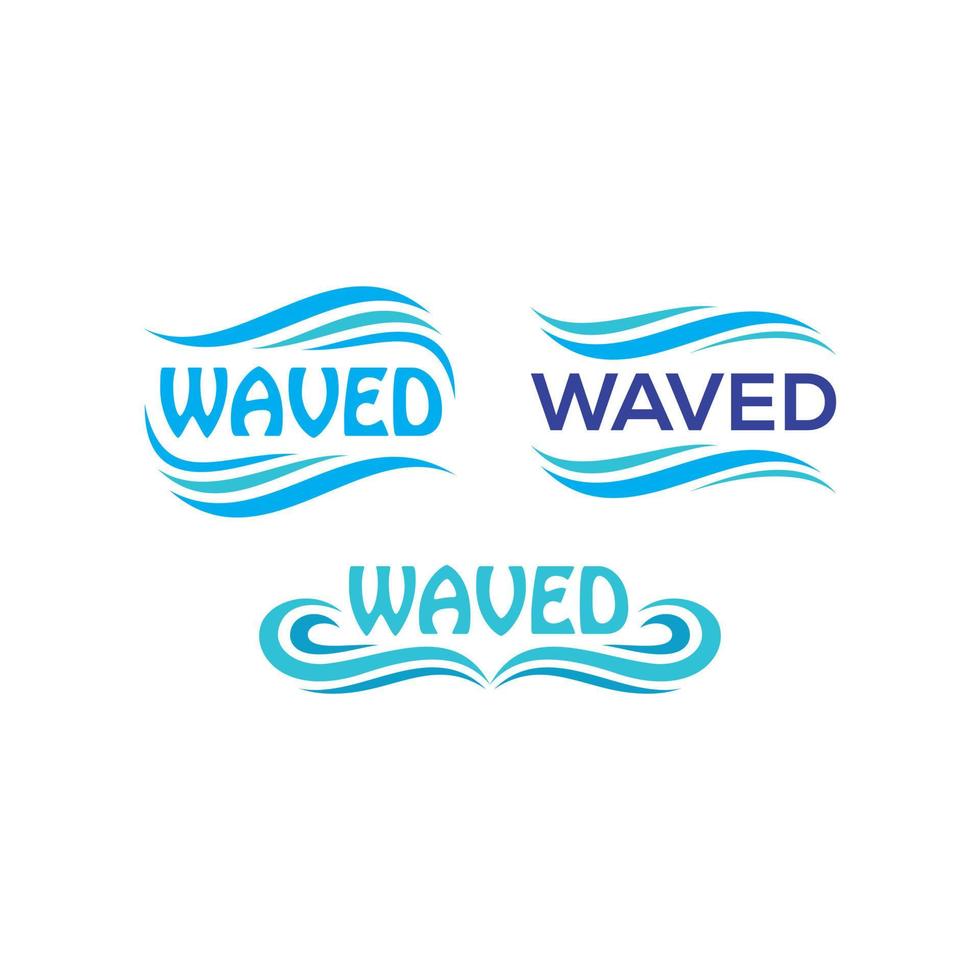 3 Sample of Wave Vector Illustration Template