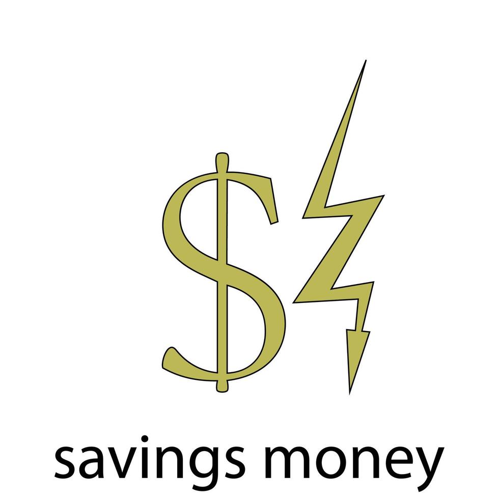 Saving money economy icon vector