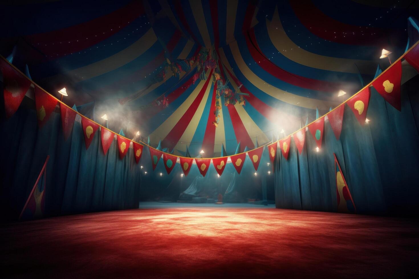 Circus background. Illustration photo