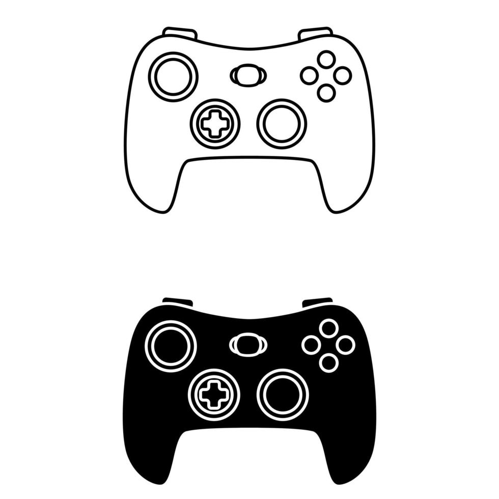 Premium Vector | Funny gamepad logo with a winking face