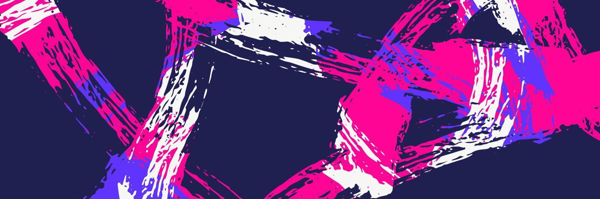 Modern colorfull background Grunge brush strokes. Textured background suitable for banners, stories, social media posts, patterns, etc. vector