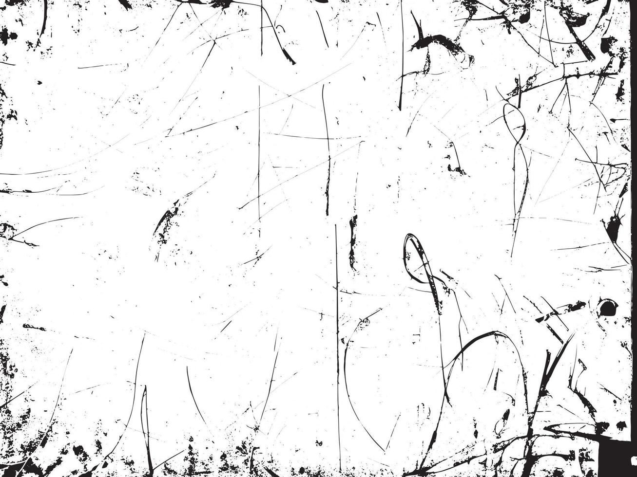 Weathered Concrete Wall Texture with Cracks and Decay vector