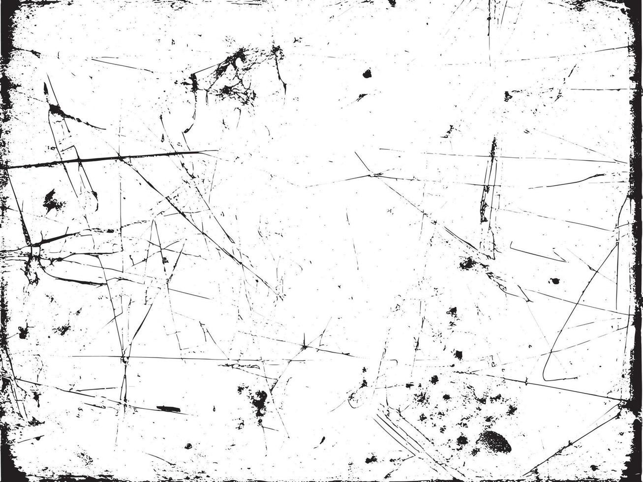 Weathered Concrete Wall Texture with Cracks and Decay vector