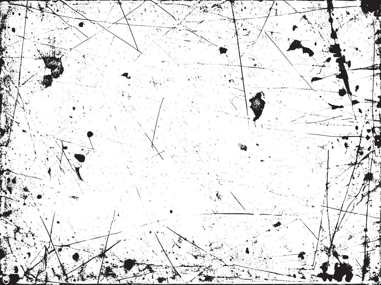 Weathered Concrete Wall Texture with Cracks and Decay vector