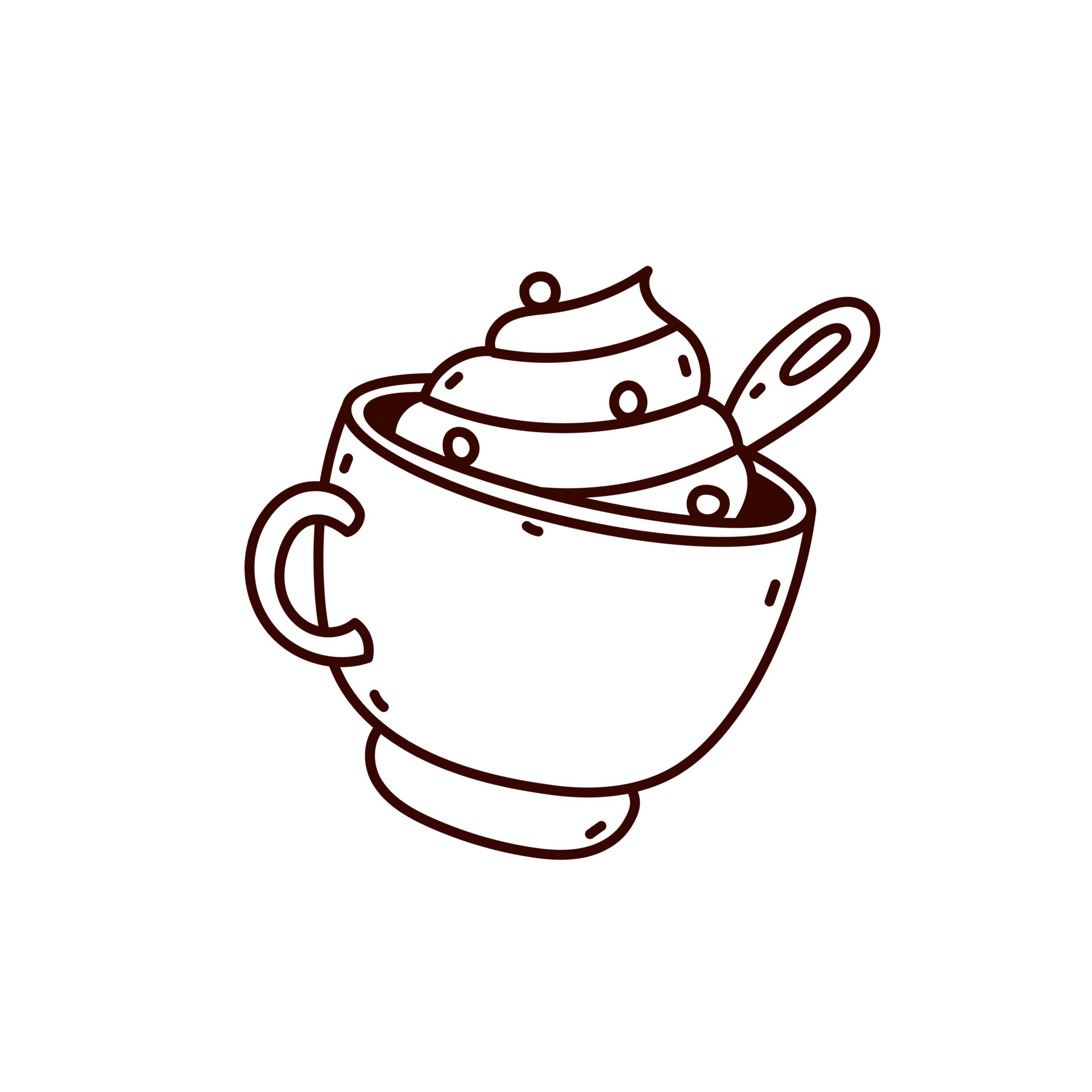 Cute mug doodle 23129147 Vector Art at Vecteezy