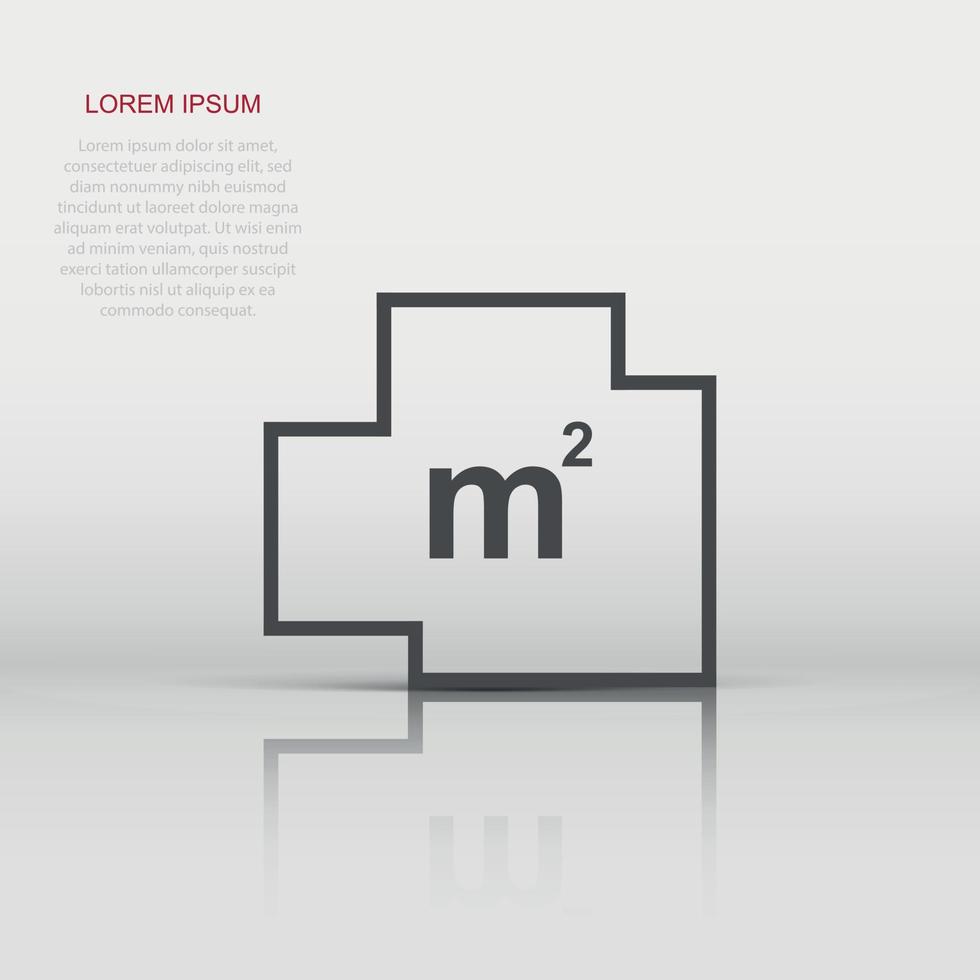 Vector house plan icon in flat style. Architect scheme sign illustration pictogram. House scheme business concept.