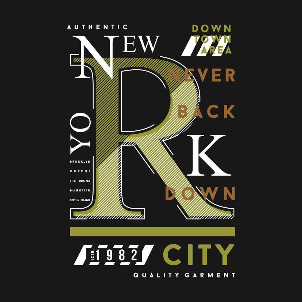 nuevo York ciudad gráfico tipografía vector, t camisa diseño, ilustración, bueno para casual estilo vector