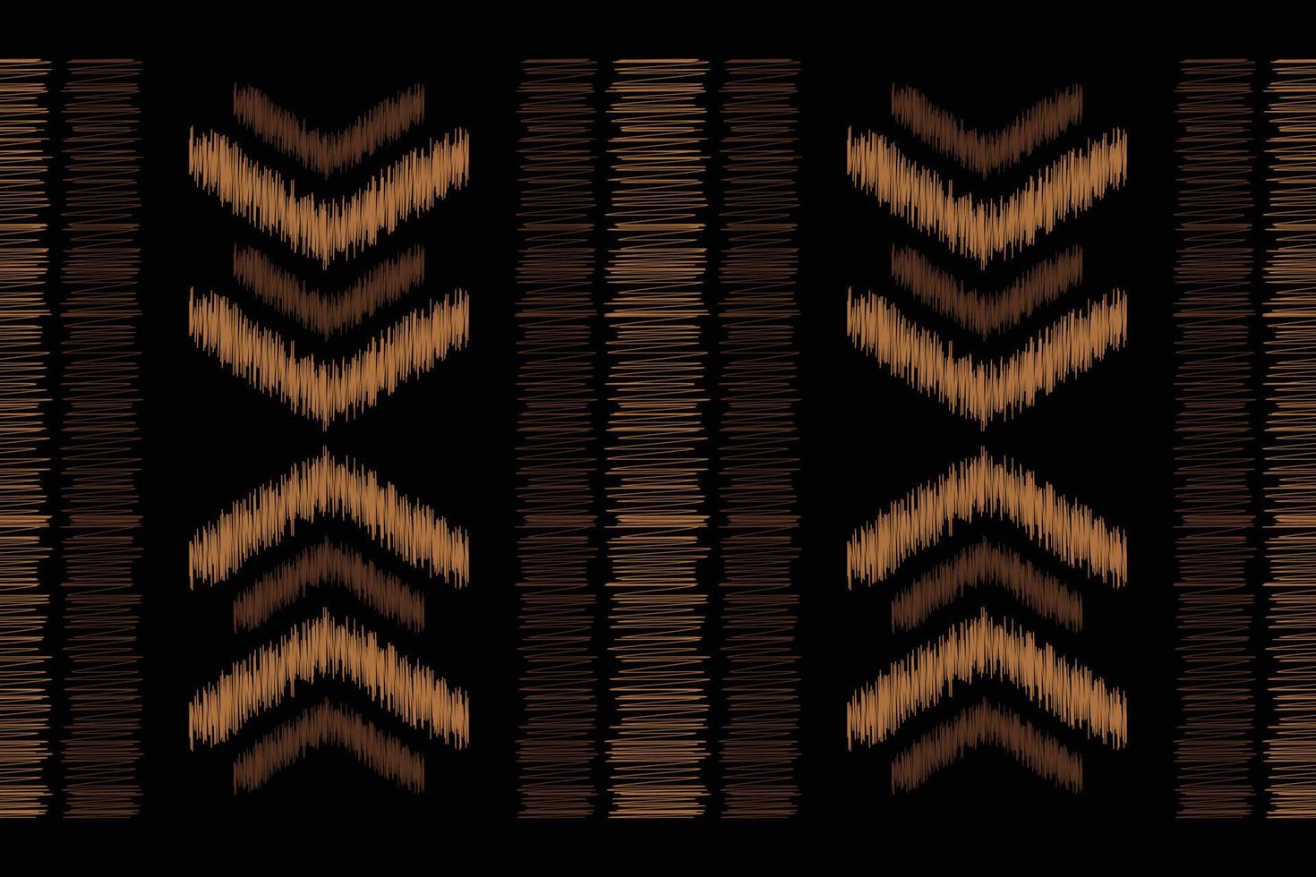 Ethnic Ikat fabric pattern geometric style.African Ikat embroidery Ethnic oriental pattern black background. Abstract,vector,illustration.For texture,clothing,scraf,decoration,carpet. vector