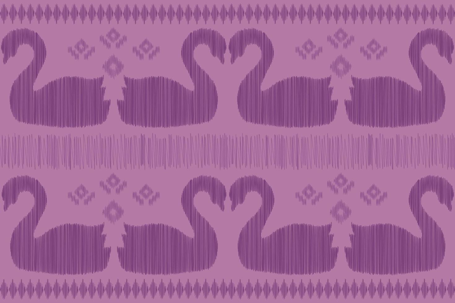 Ethnic Ikat fabric pattern geometric style.African Ikat embroidery Ethnic oriental pattern violet purple background. Abstract,vector,illustration.For texture,clothing,scraf,decoration,carpet. vector