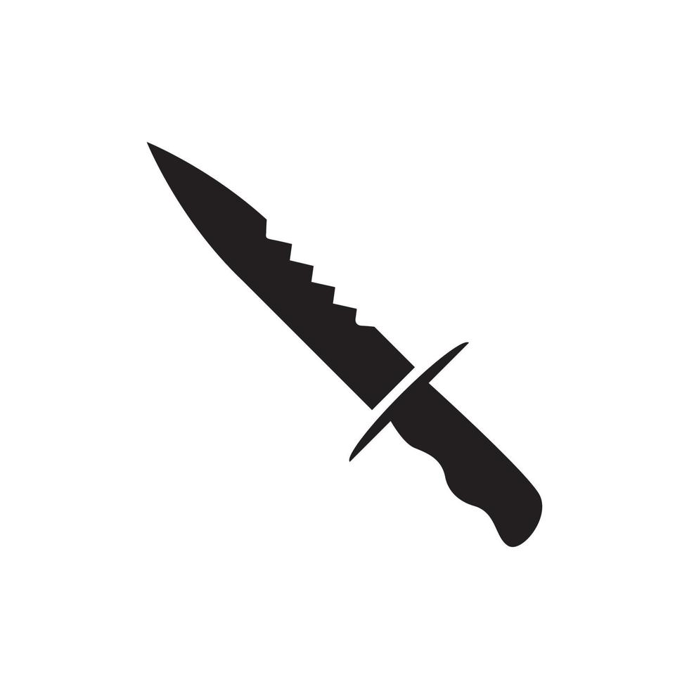 cuchillo icono vector diseño ilustración