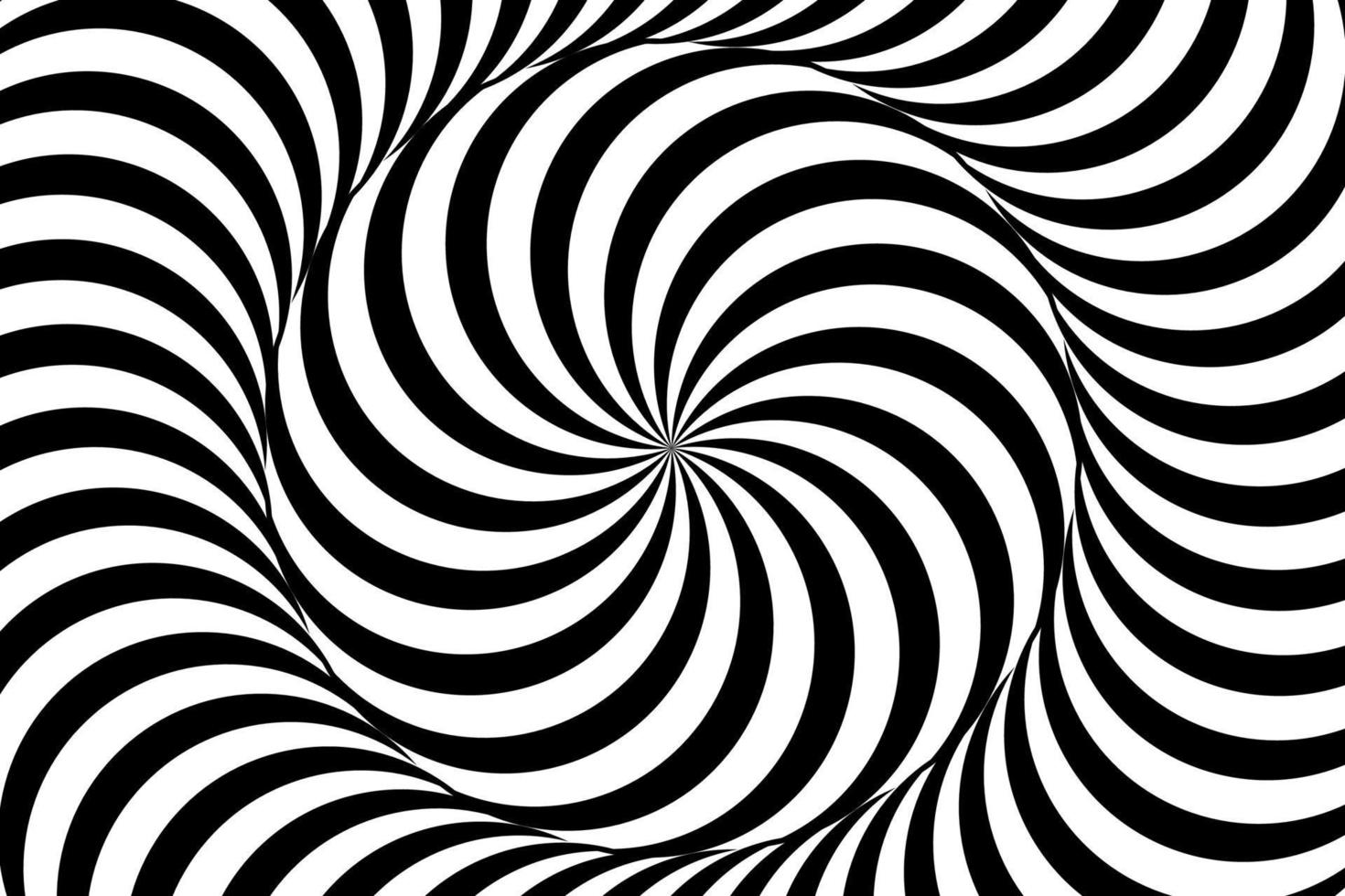 Abstract optical illusion spiral background vector