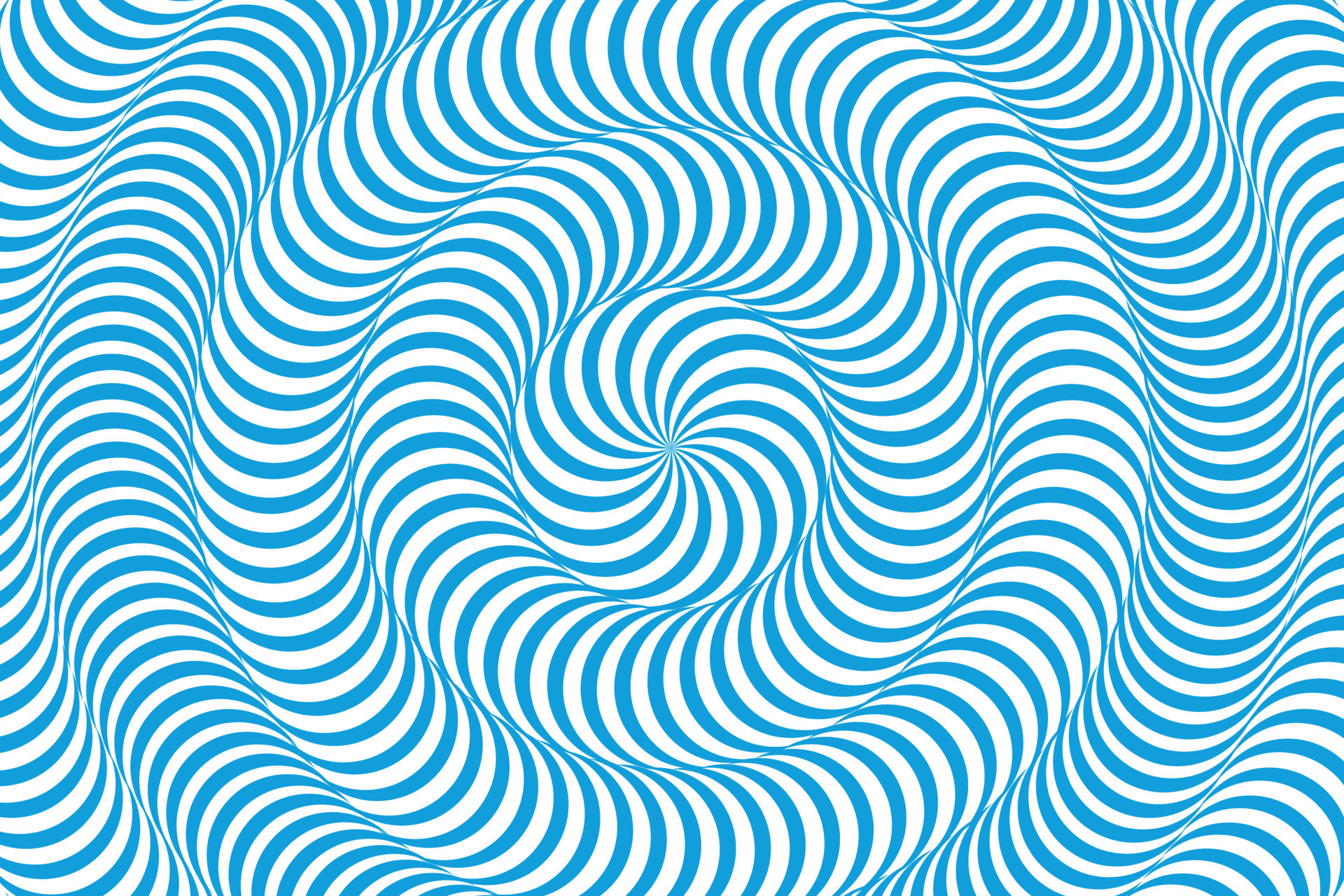 Blue and white spiral background - design Vector Image