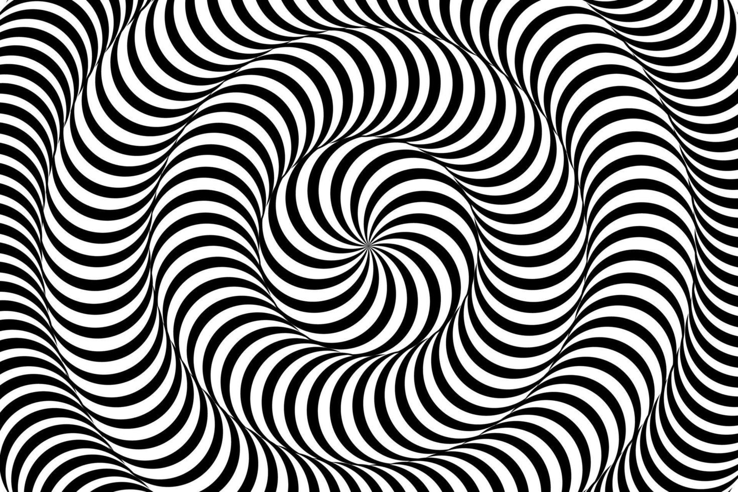 Abstract optical illusion spiral background vector