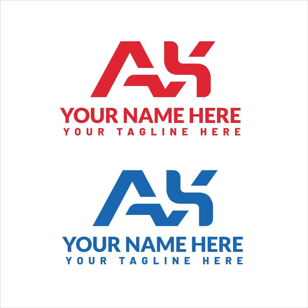 AX letter logo or ax text logo and ax word logo design. vector