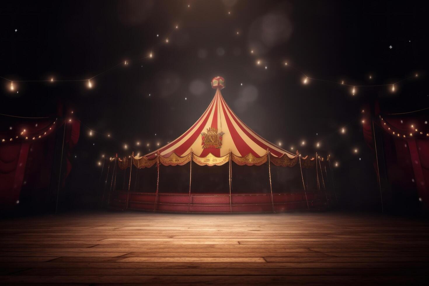 Circus background. Illustration photo