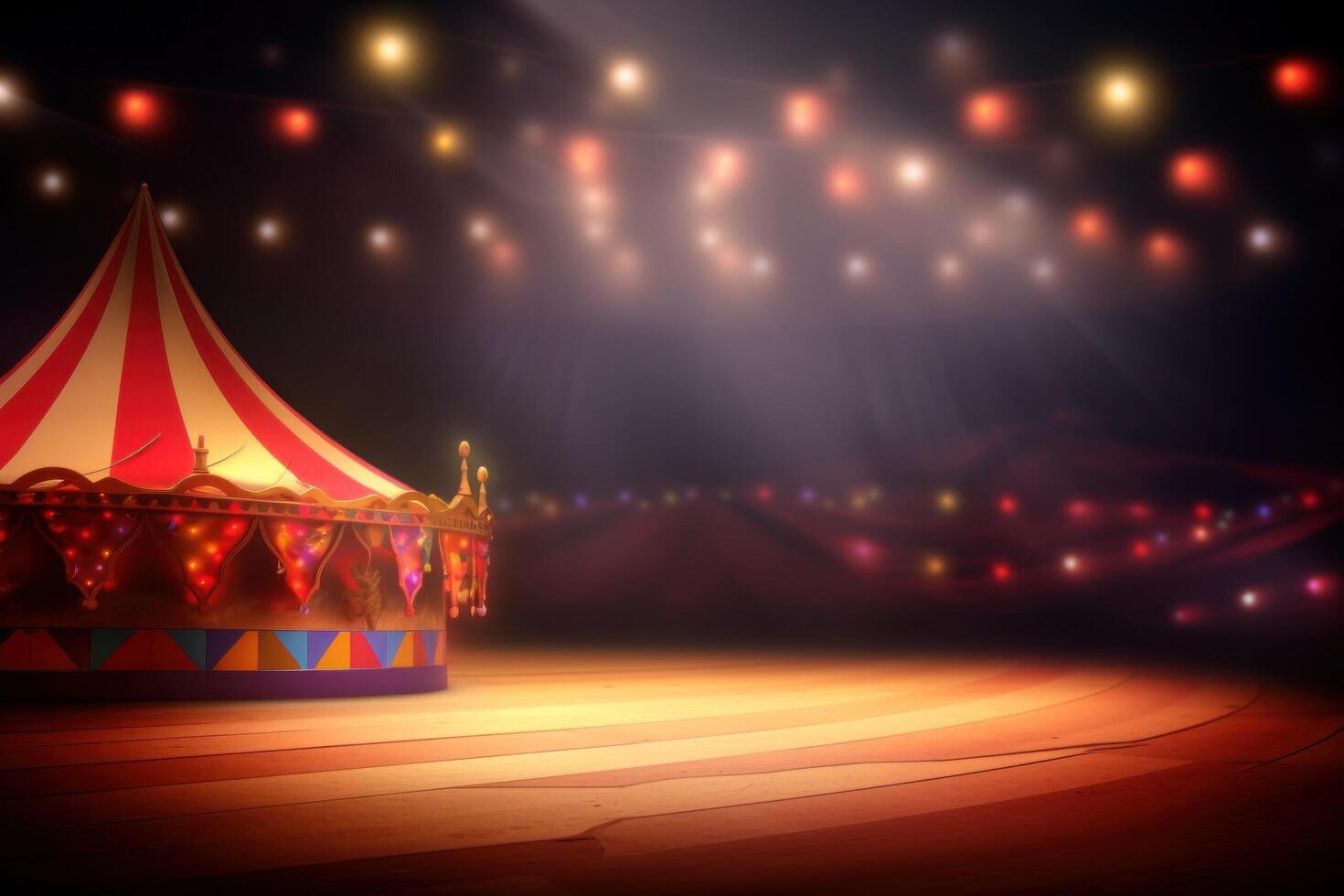 Circus background. Illustration photo